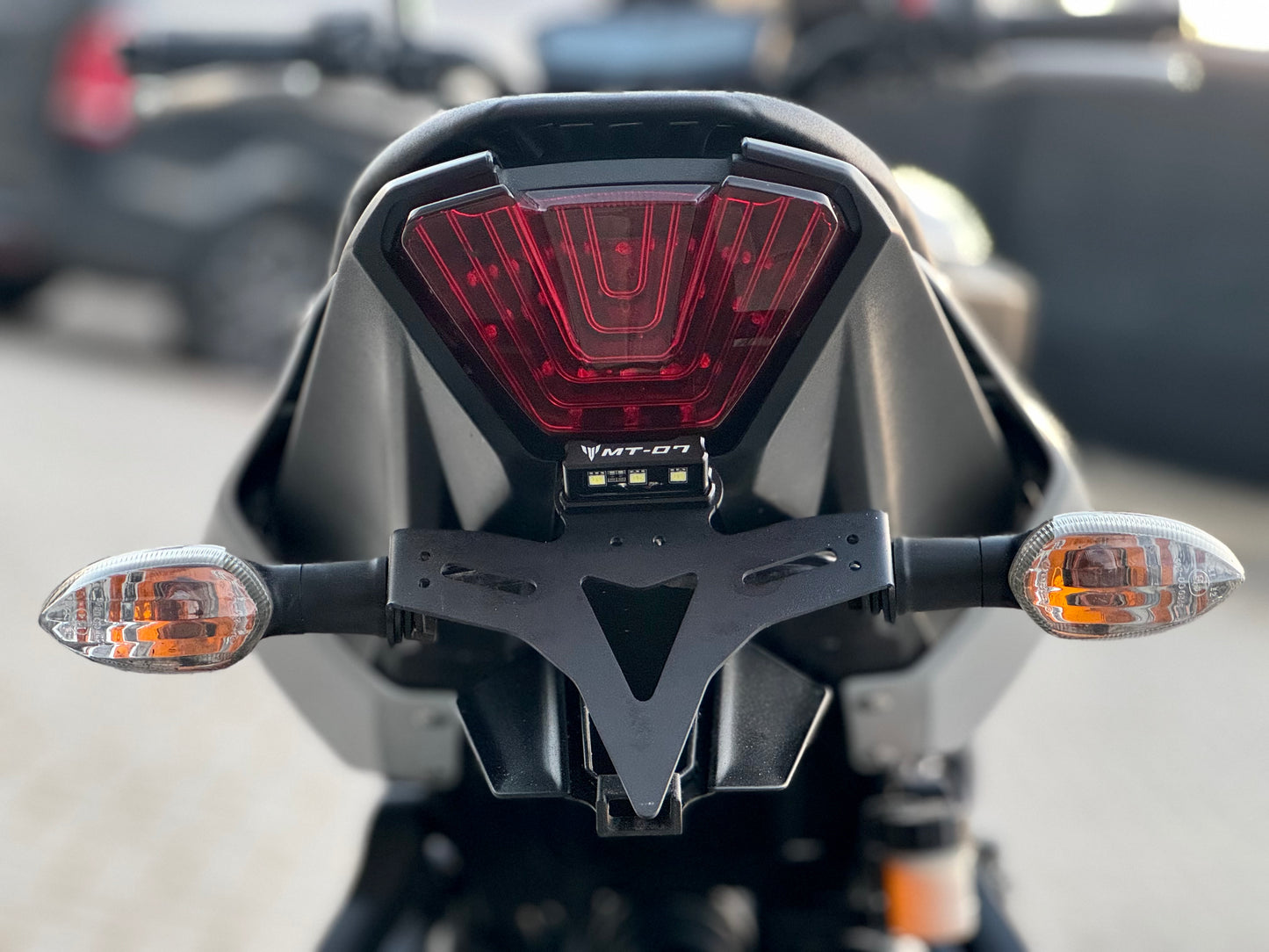Verkorte kentekenplaathouder YAMAHA MT-07 bj.2014-2020