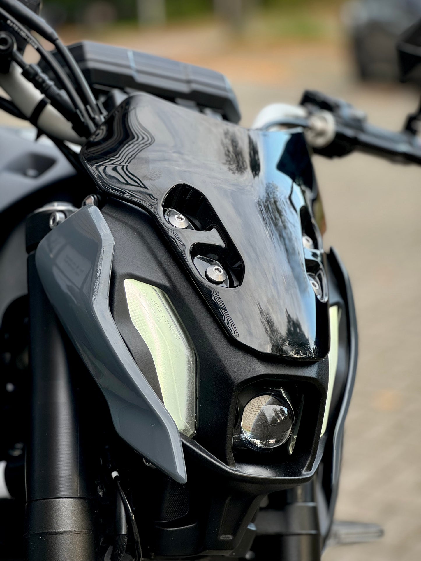 Windscherm (kuipruit) Yamaha MT-07 bj. 2021-2024